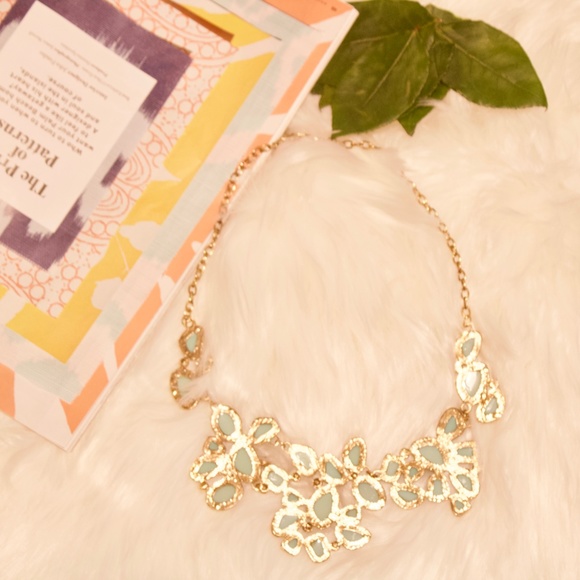 Stone Crystal Statement Necklace - Picture 2 of 2